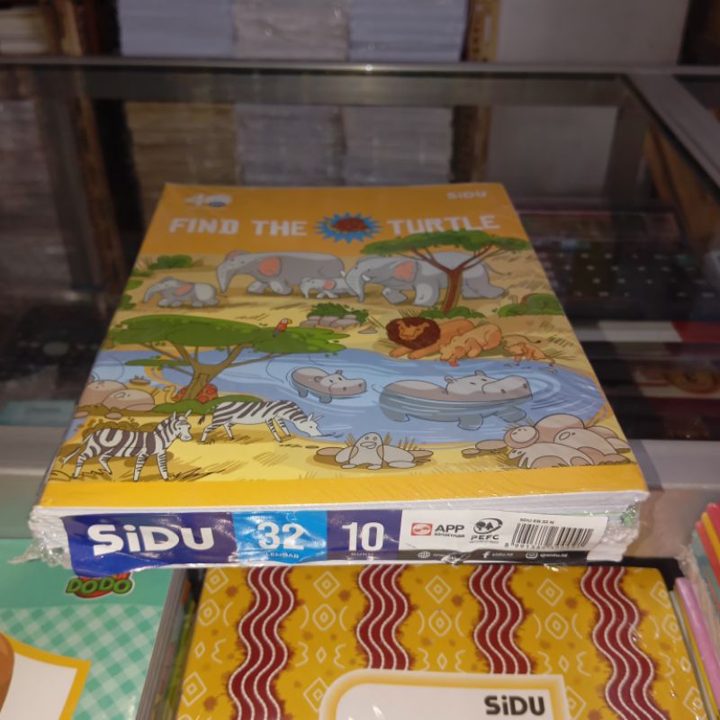 

Buku tulis sidu 32lbr 1pak/10buku
