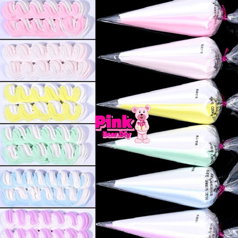 

Deco Cream 2 Warna 100 G/Liquid Cream/Fake Cream /Lem Cream Diy| Fake Whipped Cream /Cream Decoration Diy/Simulasi Dekorasi Krim/Krim Diy 100 G