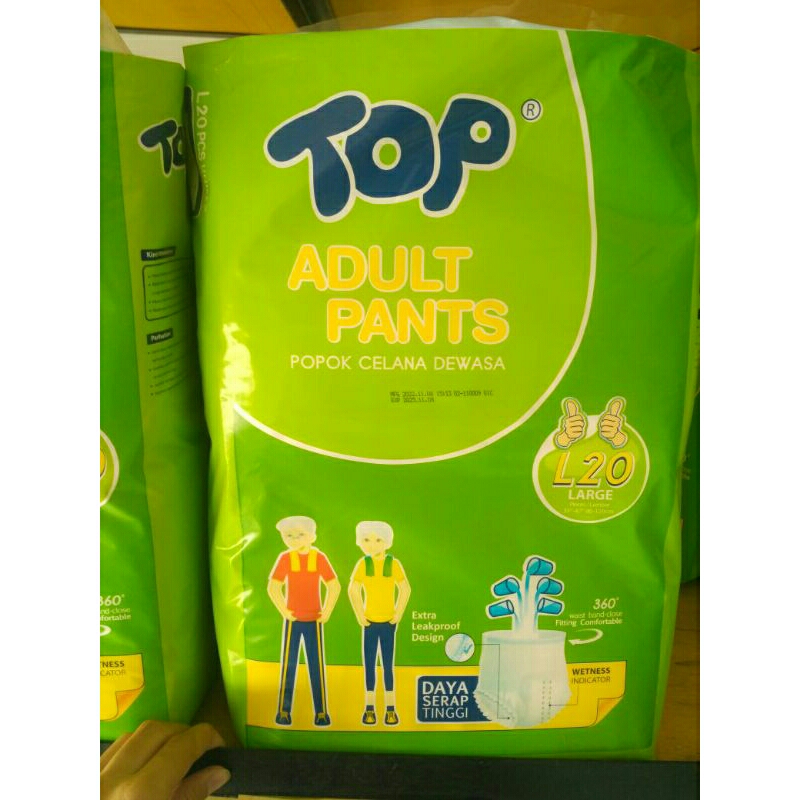 TOP ADULT PANTS (Pampers dewasa) size M,L,&XL