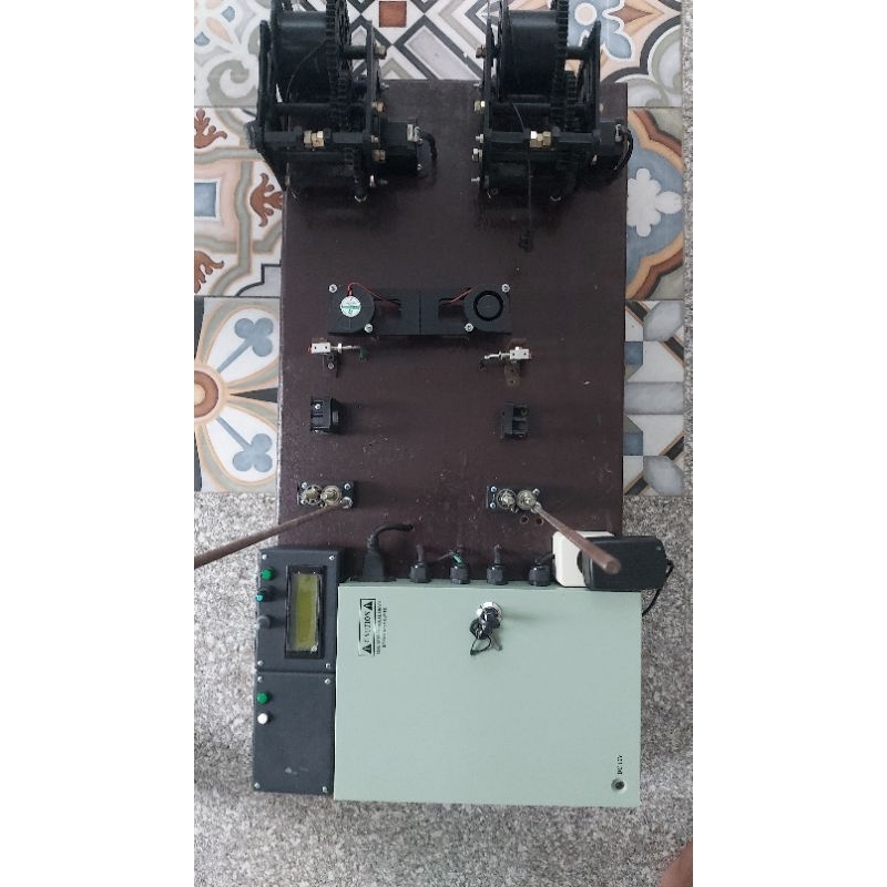 Mesin pultrusion pembuat filament(bahan baku cetak 3D printing)