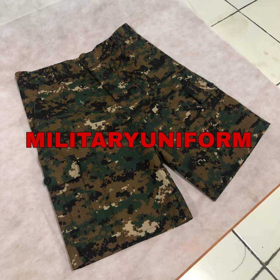 Celana PDL Pendek TNI NKRI, Loreng Marpat - Loreng Digital Gurun