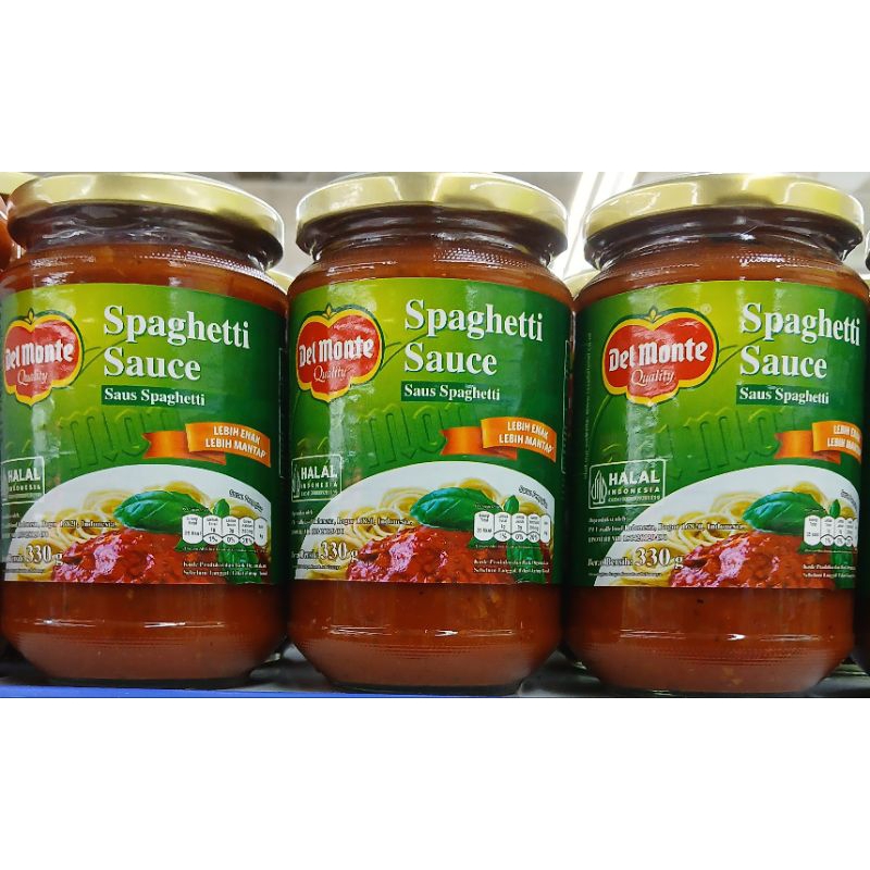 

Saus Pasta Spaghetti DEL MONTE Spaghetti Sauce 330g - HM, HK, LM