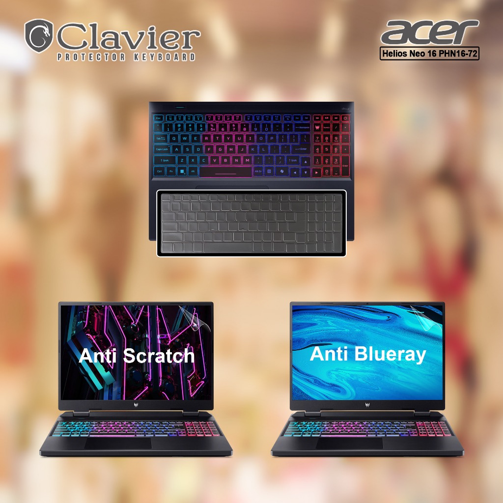 PROMO Cover Keyboard Screen Protector Garskin Laptop Anti Gores Acer Predator Helios Neo 16