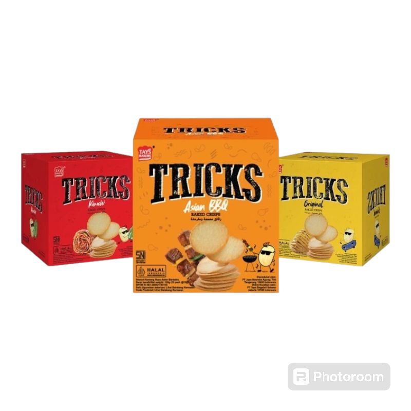 

Tricks Snack Biskuit Kentang Box Isi 10 Bonus 1