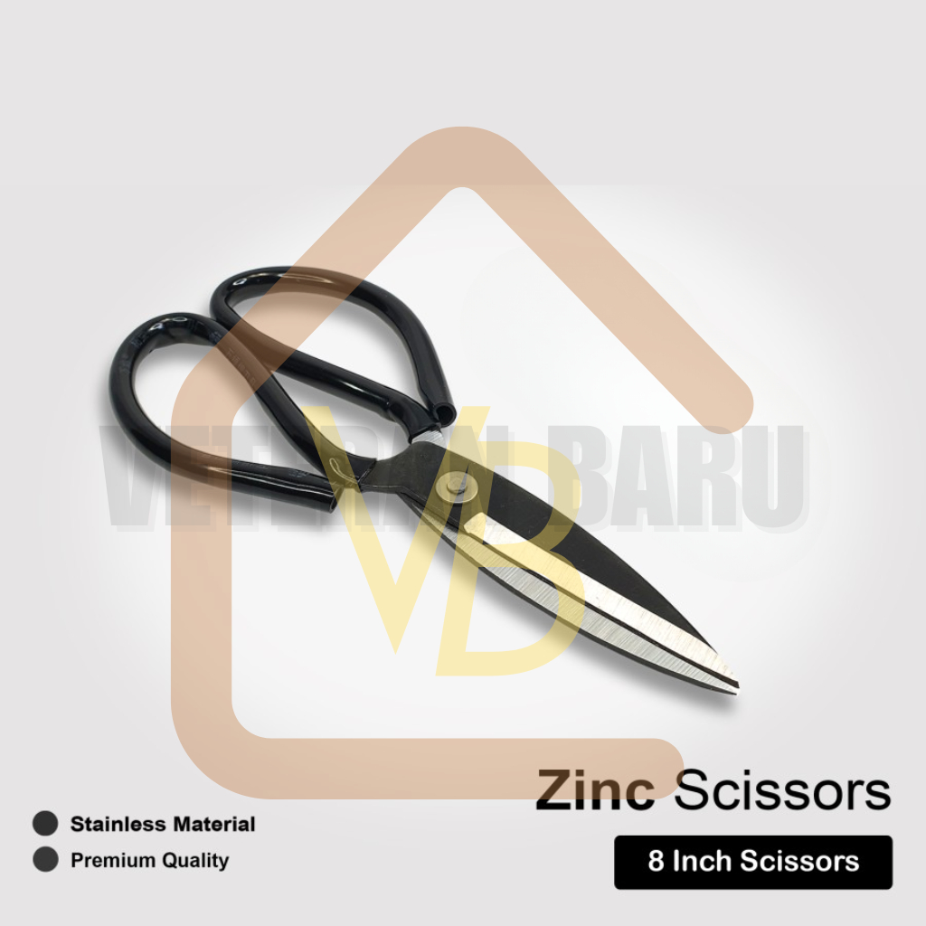 

Gunting Seng Kodok Tebal Gunting Pemotong Kertas Karton Kardus Kulit Kain 8" inch