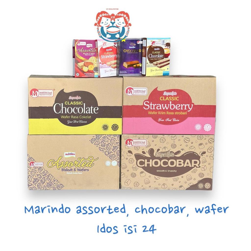 

Lezatoz_Genz Marindo Assorted Biskuit 120Gr / Wafer 120Gr / Chocobar 90Gr / Hampers Hajatan / Asul
