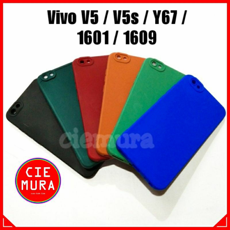 CIE Silikon Candy Pro Kamera Vivo V5 / V5s / Y67 / 1601 /1609 Softcase Lentur Warna