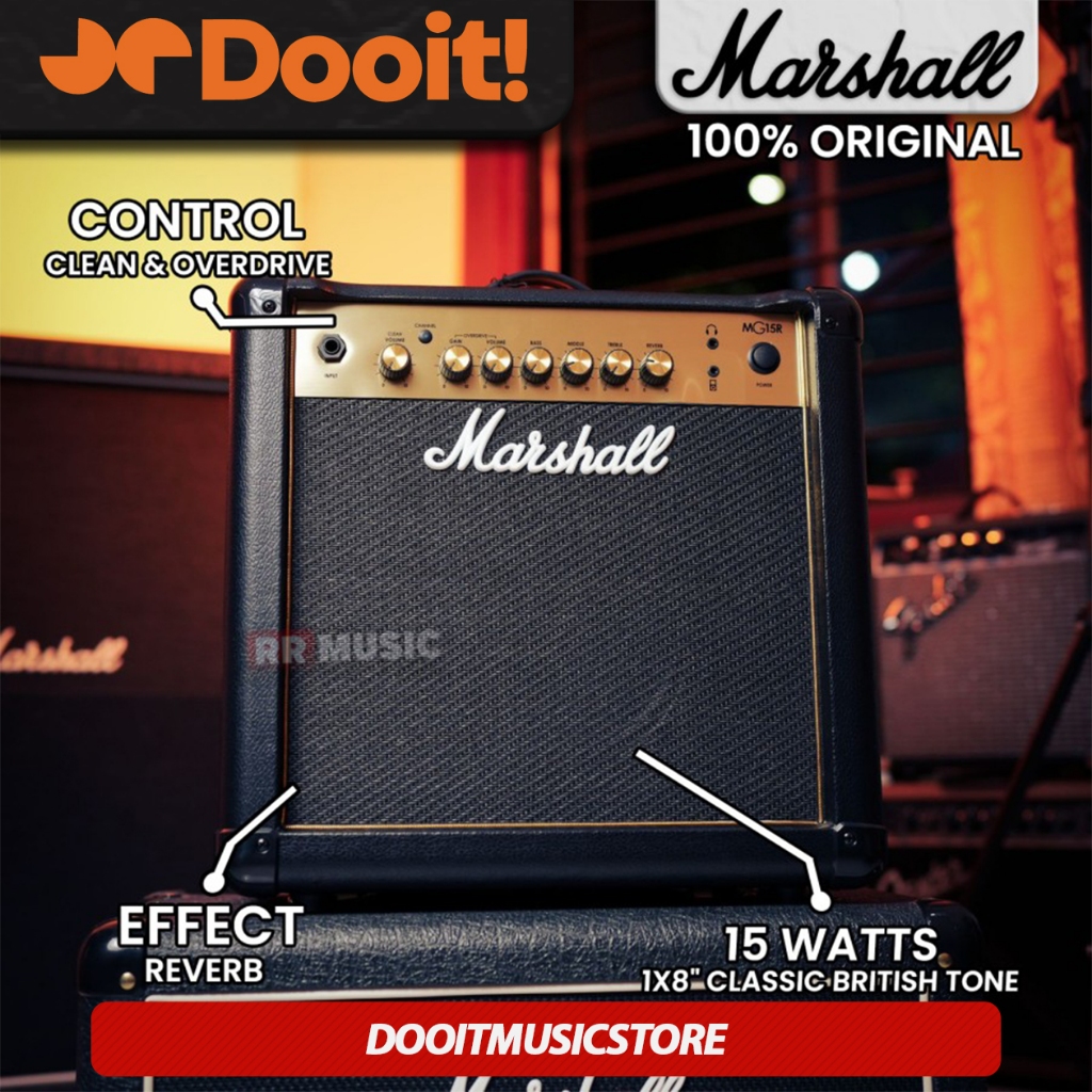 Ampli Gitar / Amplifier Marshall MG15R / MG 15R / MG-15R Gold Series