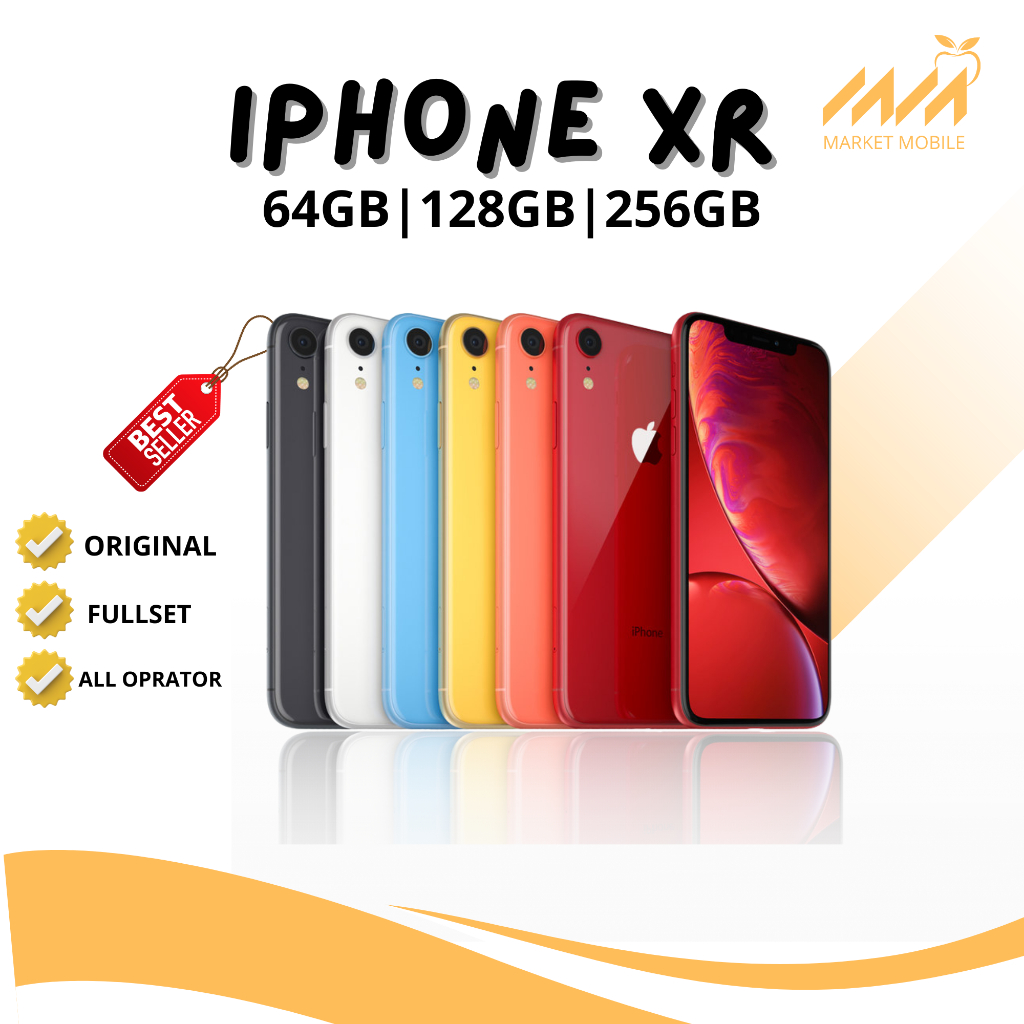 IPhone XR Second Original RAM 3/64GB/128GB/256GB Hp Iphone XR Seken/Bekas Grosir