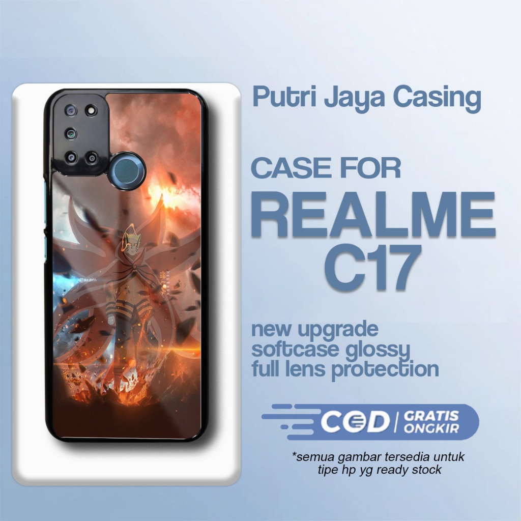 Case Realme C17 Terbaru - Realme C17 - Motif Narto baru - Bahan Softcase Hardcase Premium Glossy - C