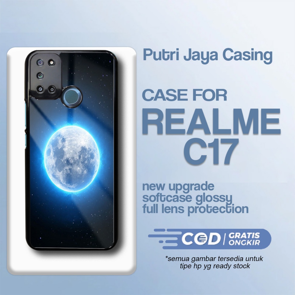 Case Realme C17 Terbaru - Realme C17 - Motif Planet - Bahan Softcase Hardcase Premium Glossy - Case 