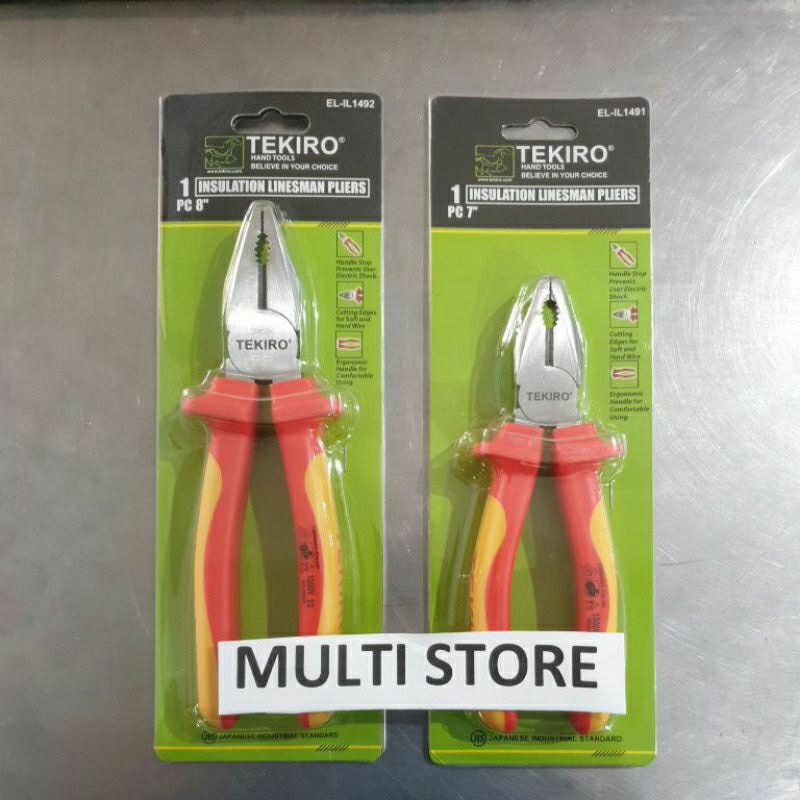 Tang Listrik Tekiro / tang 8" tang 7" / TANG Kombinasi Listrik