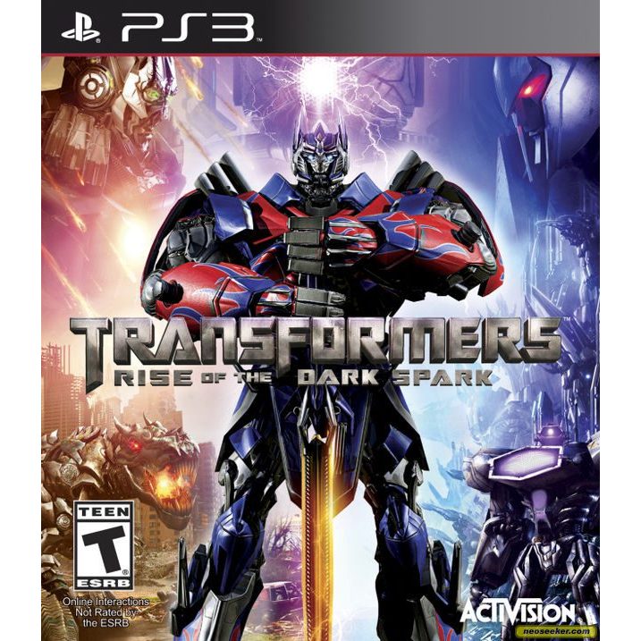 KASET GAME PS3 PKG TRANSFORMERS RISE OF THE DARK SPARK