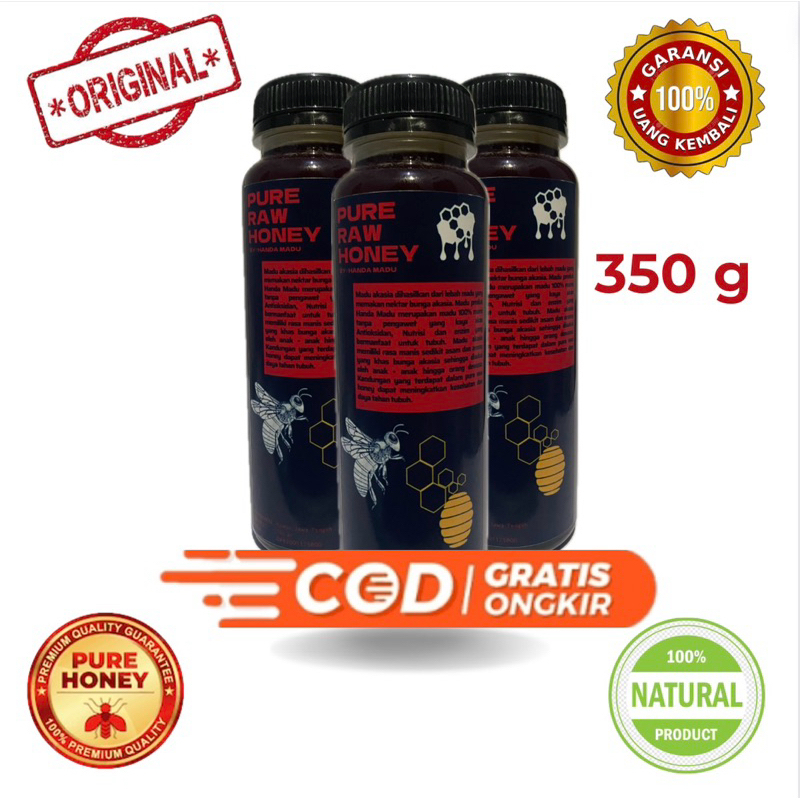 

Madu Hitam Murni Akasia 350g Asli 100% Garansi Uang Kembali