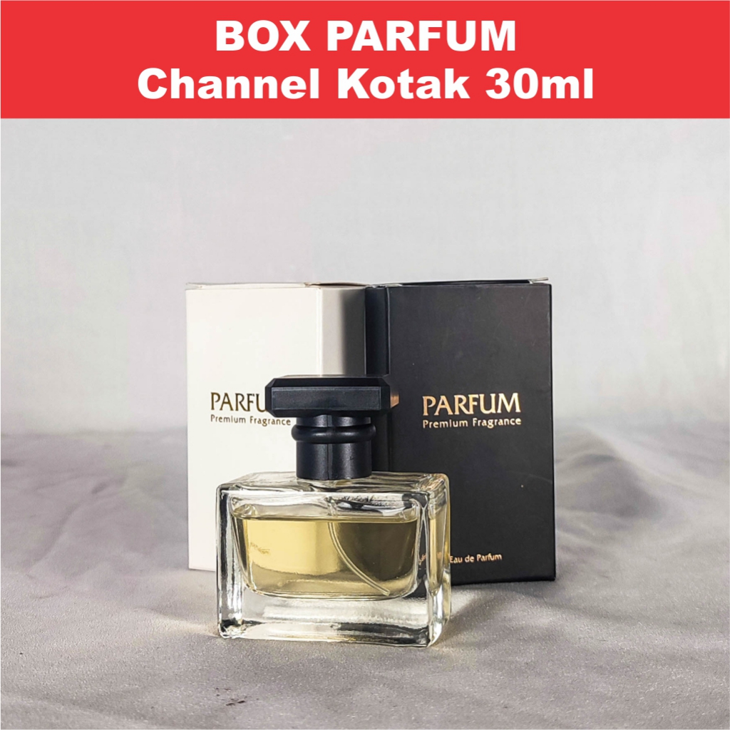 

Kemasan Kotak Parfum Box Parfum Kemasan Parfum 30ml model Channel Kotak