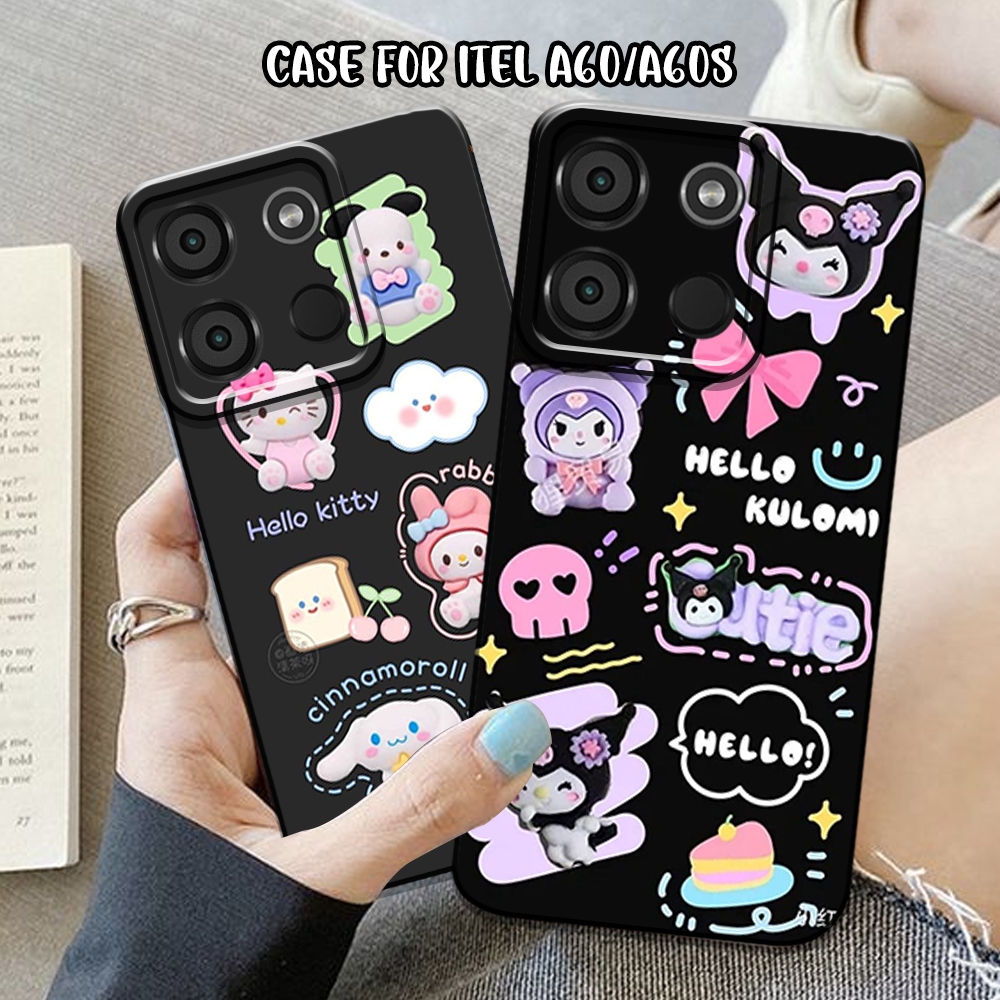 Milenial Case Itel A60-A60s Terbaru 2024 - Cassing Itel A60s-A60 (MJA01) Fashion Case CUTE