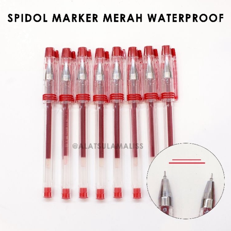

Pen Marker Sulam Eyelid Warna Merah KODE J1T7