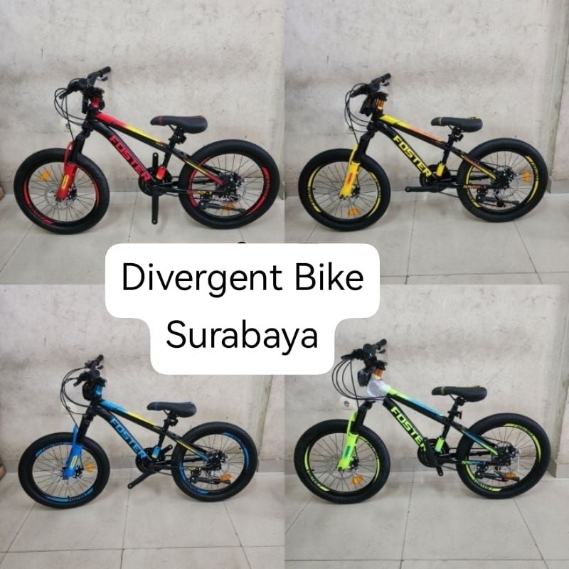 Sepeda MTB Ukuran 20 Foster FT 5522 Murah Berkualitas / Sepeda Gunung MTB Foster 5522 Ukuran 20 Mura