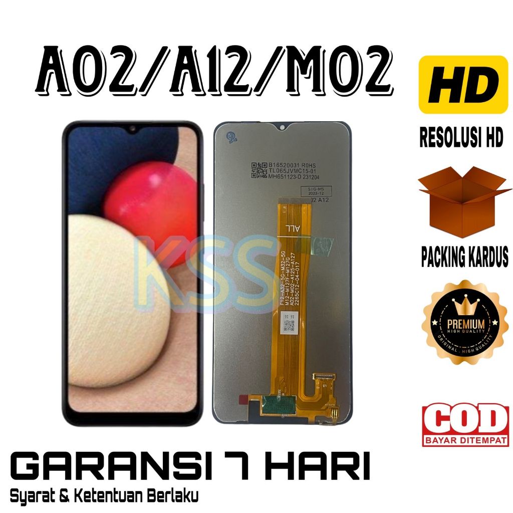 Lcd Samsung A02 / A12 / M02 / M12 / A022 / A125 / M022 / M12F Fullset + Touchscreen