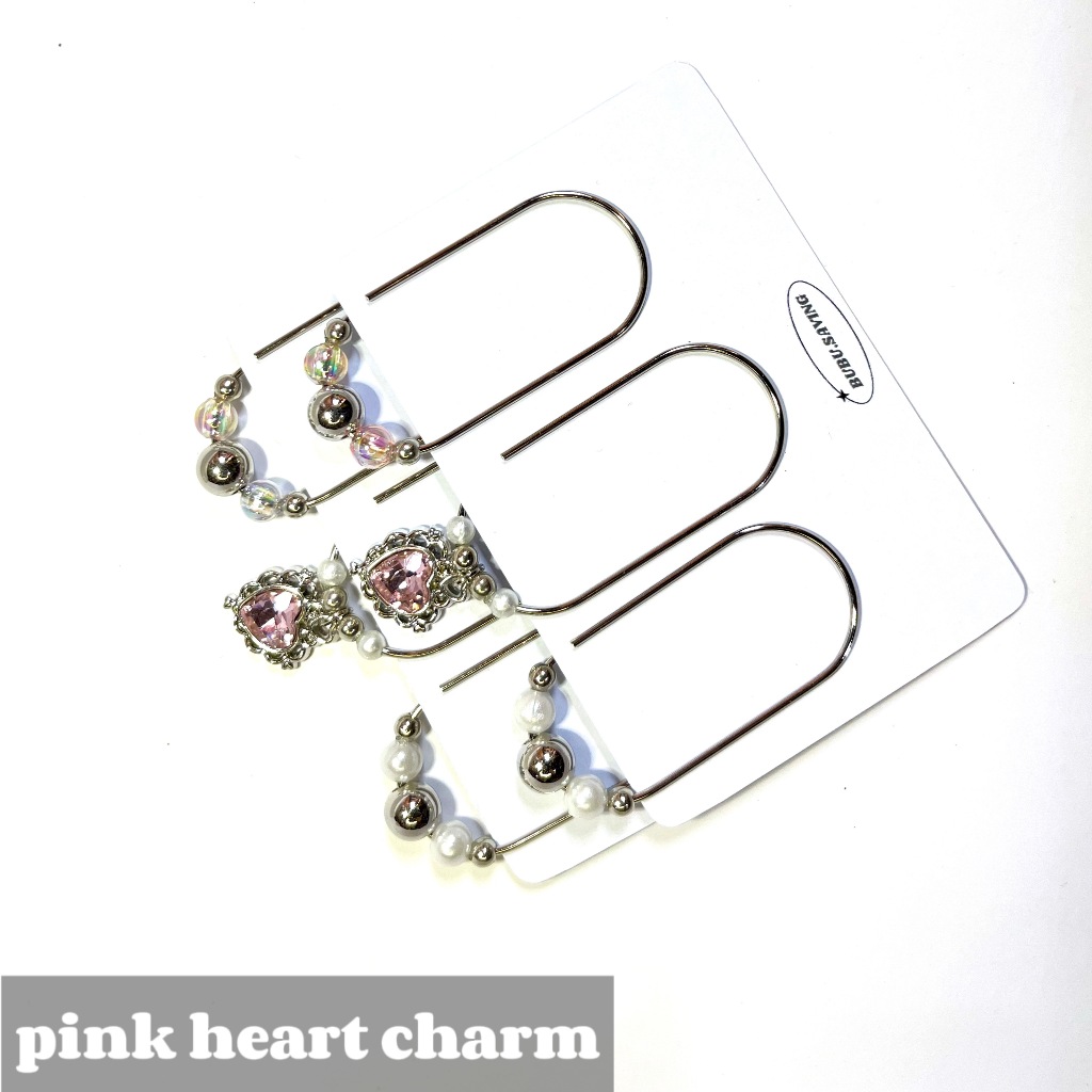 

Premium Paperclip Charm Series Set Large/Jumbo 50mm (can use for envelope saving)