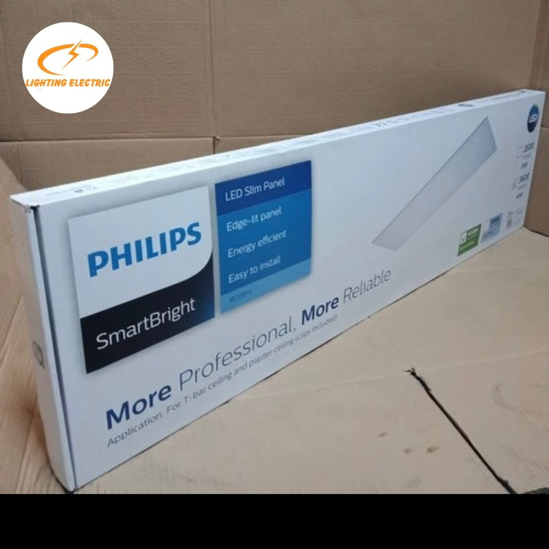 Philips lampu panel led slim smartbright 30x120 40W 40 Watt natural white / white
