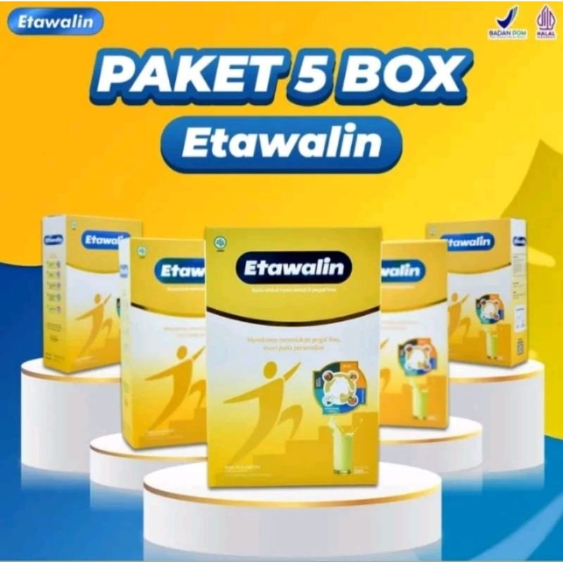 

[READY STOCK] PAKET 5 BOX ETAWALIN - Susu Kambing Etawa Tingkatkan Kepadatan & Kesehatan Tulang Sendi