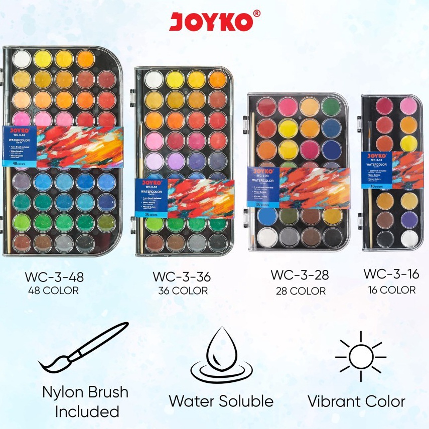 

KODE S6W6 Cat Air Joyko Watercolor WC328 Colors