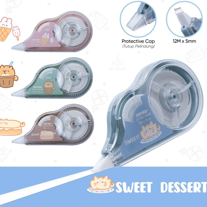 

TBMO CORRECTION TAPE JOYKO CT-522 SWDS - (720) AM