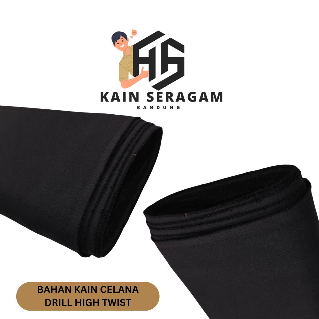[0,5 m] Kain Bahan Celana Pria dan Wanita Harga Per Setengah Meter atau Per 0,5 Meter Bahan Kain Pol