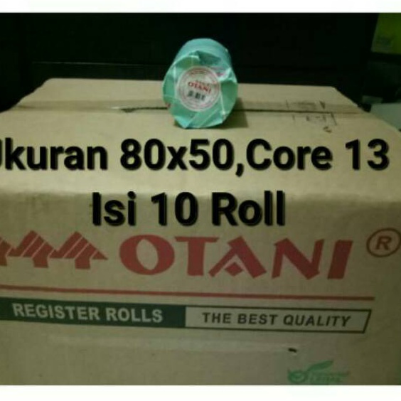 

Wow Kertas Struk Thermal Uk8x513 Isi 1Roll Merk Otani