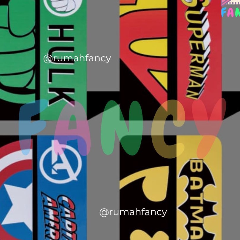 

FG2 1 Set isi 2 Pcs Book End Stand Motif Heroes Sandaran Penyangga Buku Pembatas Buku Super Hero Avengers 77727