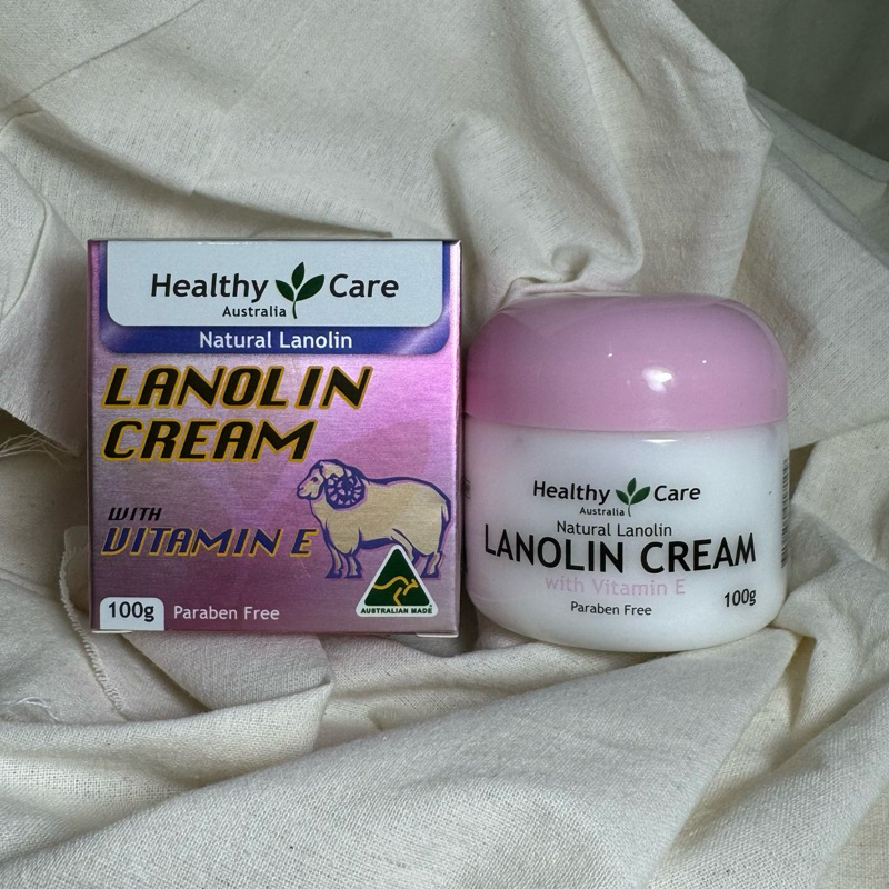 [ORI AUSSIE] Healthy Care Australia Lanolin Cream with Vitamin E 100g