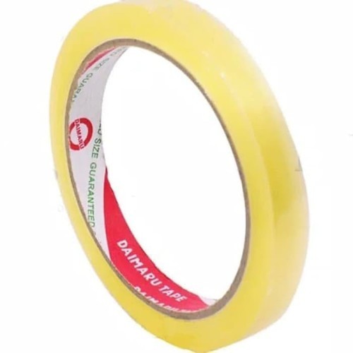 

Daimaru Lakban / Solasi / Solatip / OPP 1/2 inch Bening 12 mm x 72 Yard