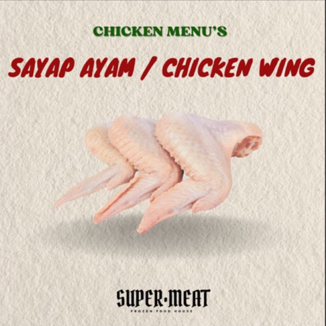 

Sayap Ayam Fresh Frozen / Chicken Wing Fresh