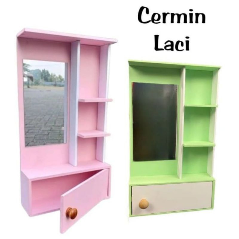 CERMIN RIAS / MEJA RIAS / Cermin Tempat Mak up / Cermin Gantung /Kaca Rias Dinding /Kaca Rias Minima
