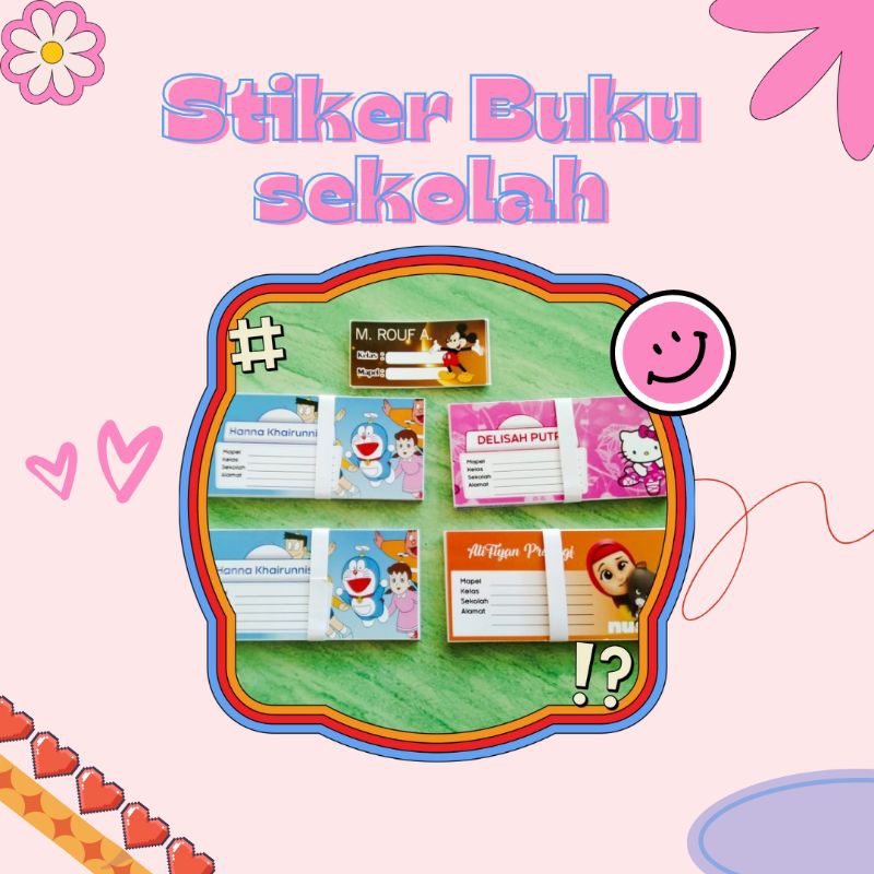 

STIKER BUKU SEKOLAH
