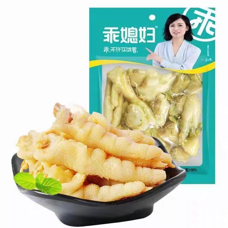 

乖媳妇 泡椒凤爪 GuaiXiFu Pao Jiao Feng Zhua Chicken Feet ceker ayam asam pedas 70 Gr