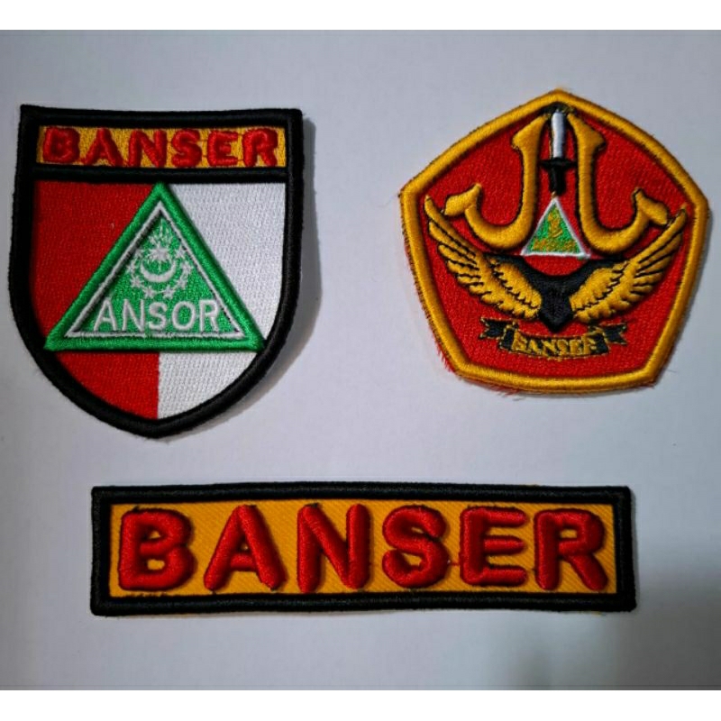 ATRIBUT BANSER UNTUK PDH BORDIR TIMBUL 3D