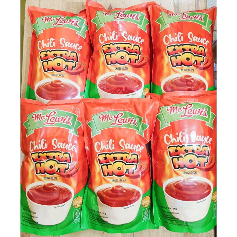 

SAUS SAMBAL MC LEWIS EXTRA PEDAS 1KG/CHILI SAUCE EXTRA HOT