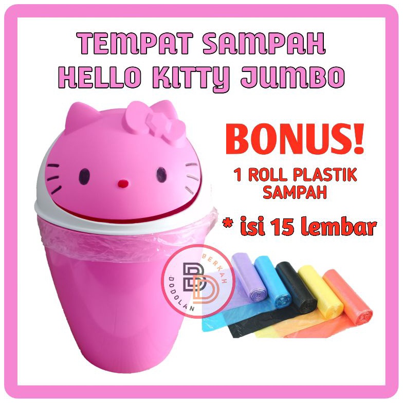 KODE F87I TEMPAT SAMPAH KARAKTER  TEMPAT SAMPAH HELLO KITTY  TEMPAT SAMPAH LUCU  TEMPAT SAMPAH PANDA