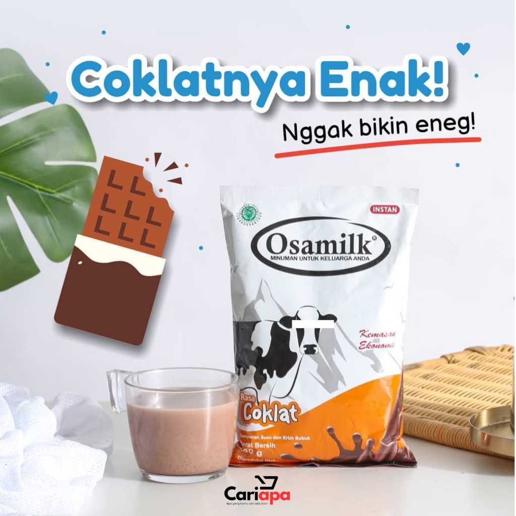 

Susu Osamilk Original 100% Sapi Coklat 500gram Penggemuk Badan Dan Penambah Nafsu Makan Anak Dewasa