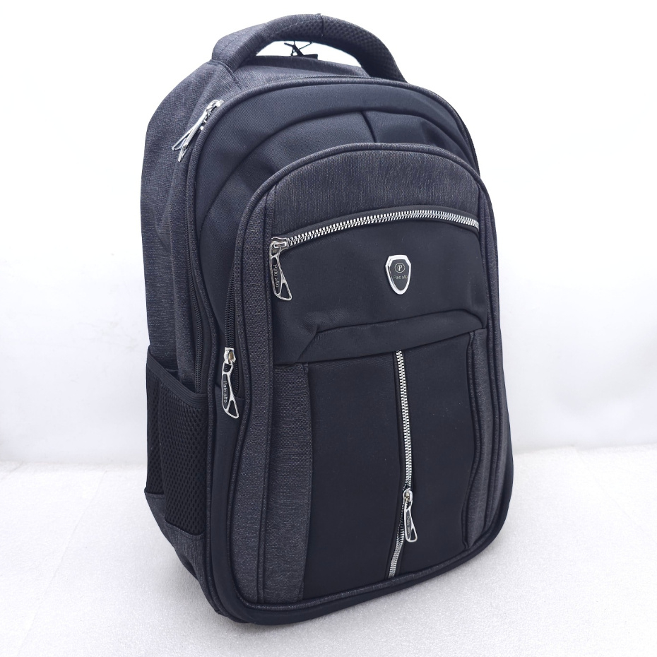 TAS LAPTOP PALO ALTO KAIN KANVAS TEBAL 4 RUANG 20 INCHI + USB / TAS SEKOLAH PALO ALTO KANVAS JEANS A