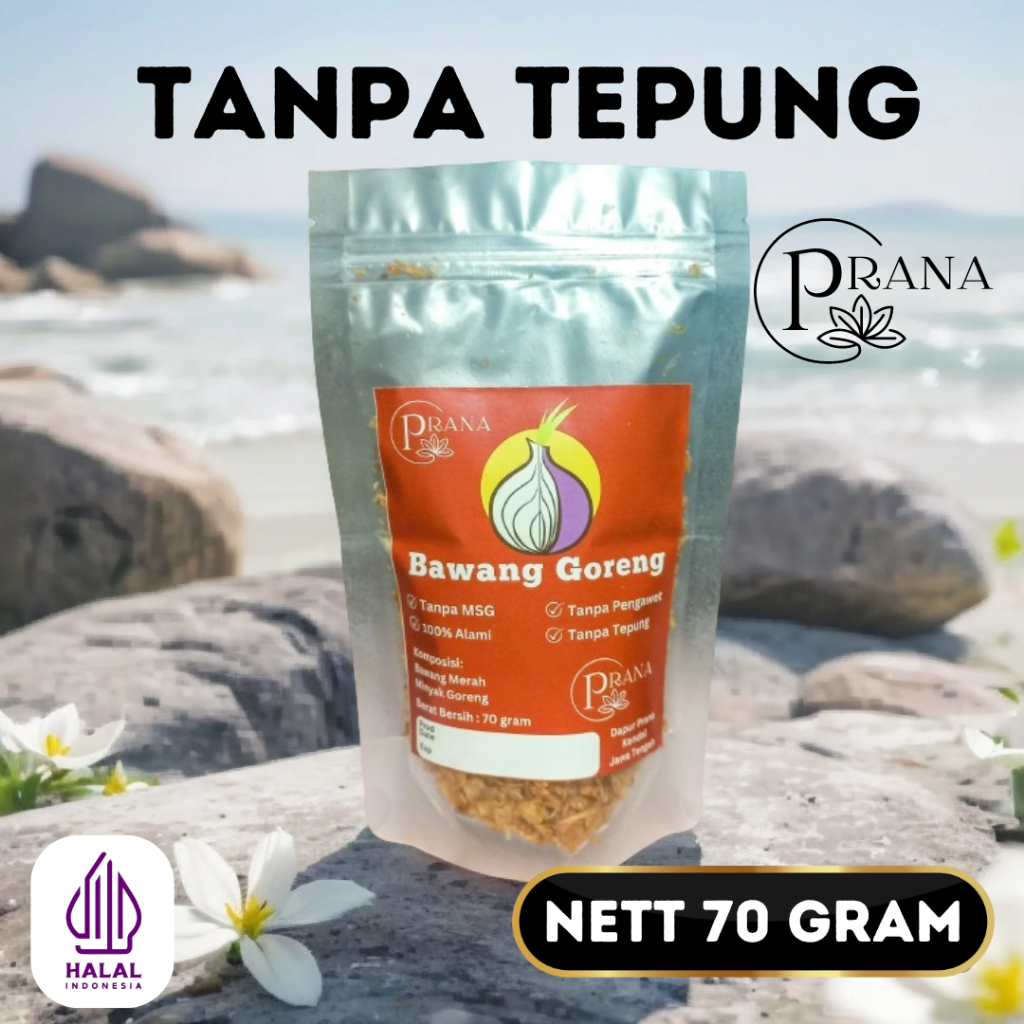 

Bawang Goreng Asli Tanpa Tepung Premium Original Brambang Asli 70gram