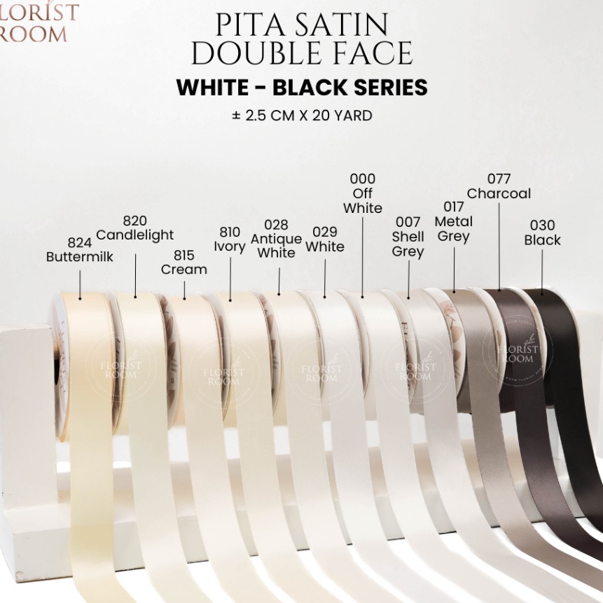 

Diskon Pita Satin Double Face 25cm x 2yard