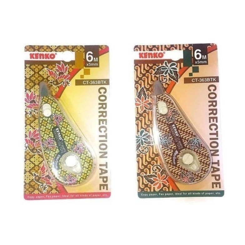 

TERMURAH Correction Tape TipEx Kenko CT363 Batik