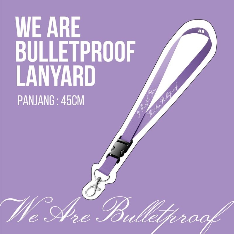

[FANDOM LANYARD] We Are Bulletproof Bangtan