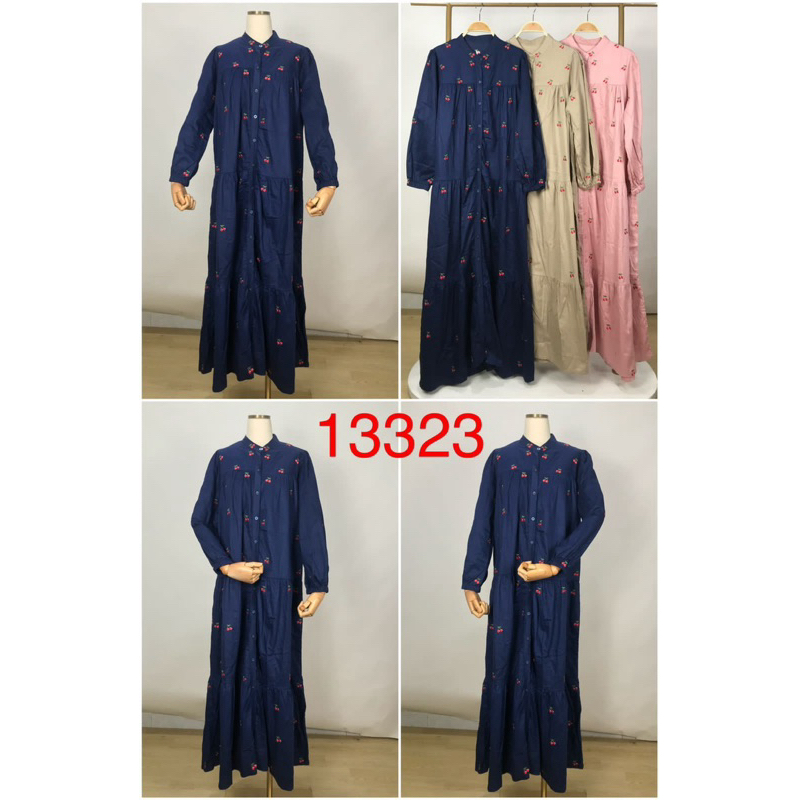 Gamis Katun Premium Bordir