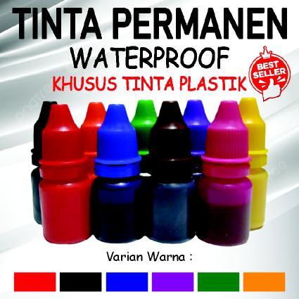 

Tinta Stempel Permanent Waterproof Ukuran 5 ML Dan 100 ML