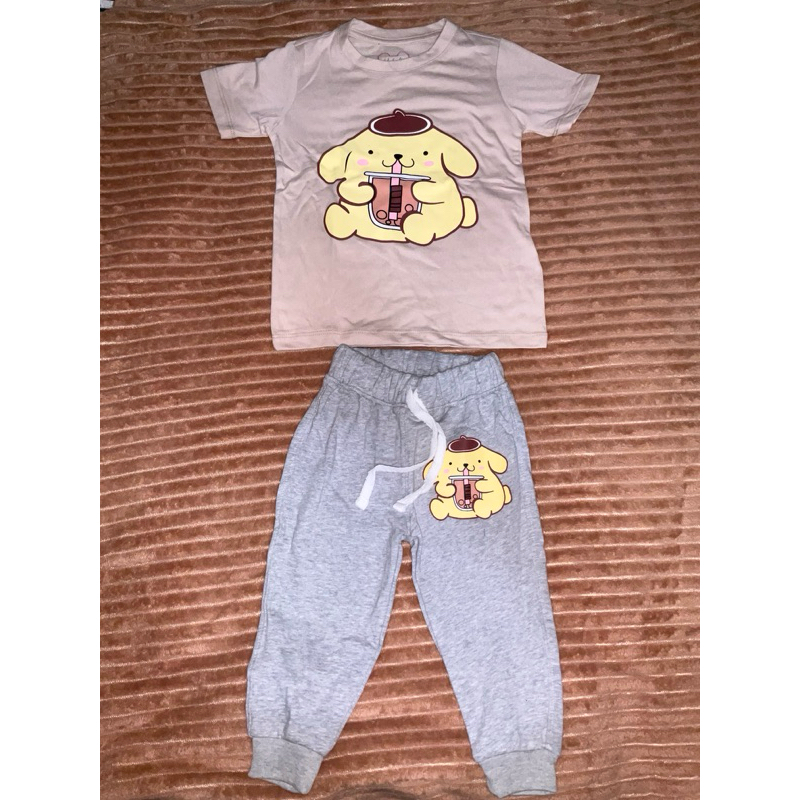 baju celana anak merk haloli motif cinamoroll purin