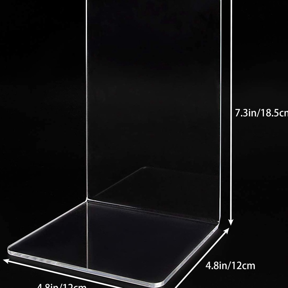 

FG2 ACRYLIC BOOK STAND PENAHAN BUKU PEMBATAS BUKU GANJAL BUKU